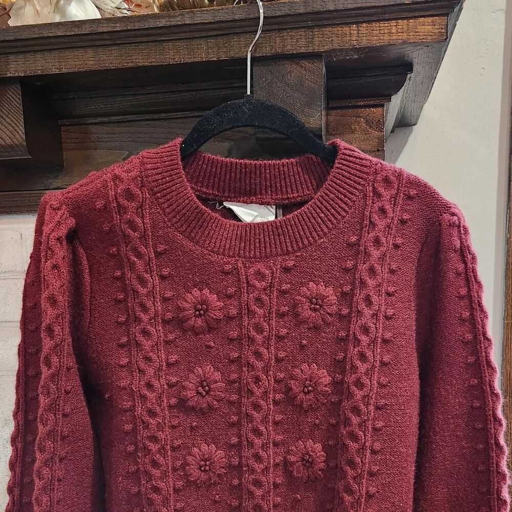 Tuckernuck Women's Burgundy and Red Jumper